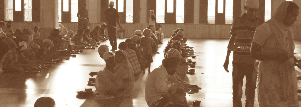 The Langar Hall at Golden Temple